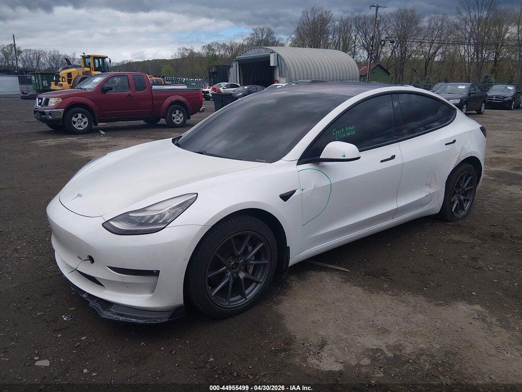 5YJ3E1EB0MF855996 2021 TESLA MODEL 3 photo no. 2