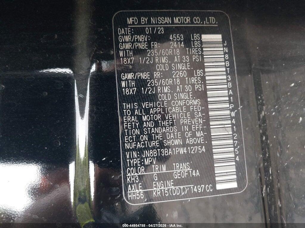 JN8BT3BA1PW412754 2023 NISSAN ROGUE photo no. 9
