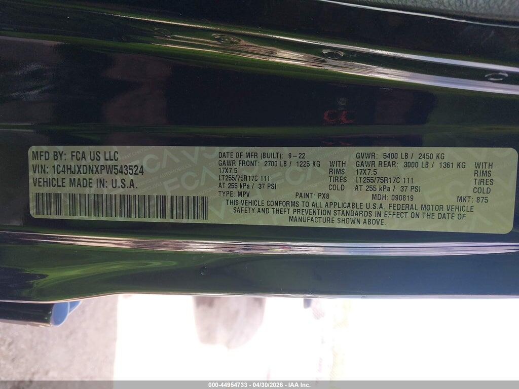 1C4HJXDNXPW543524 2023 JEEP WRANGLER photo no. 9