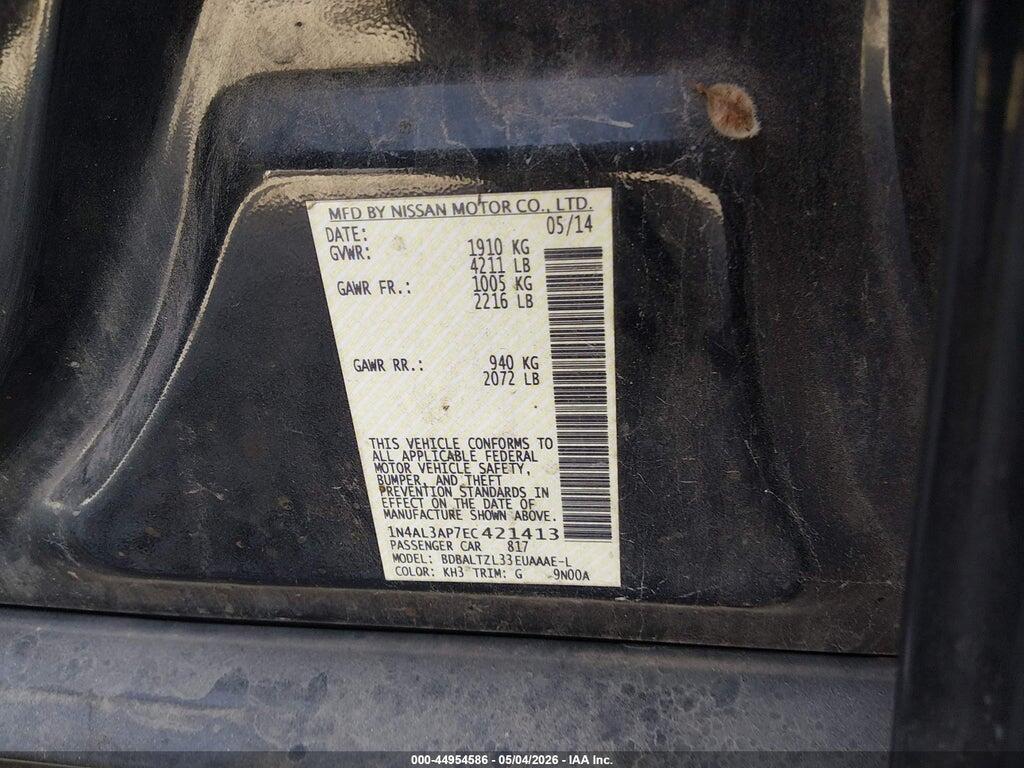 1N4AL3AP7EC421413 2014 NISSAN ALTIMA photo no. 9