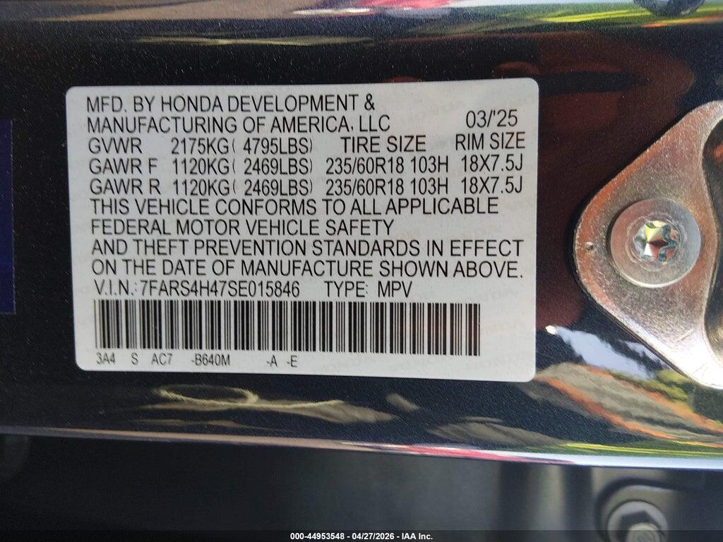 7FARS4H47SE015846 2025 HONDA CR-V photo no. 9
