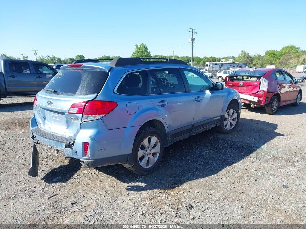 4S4BRBCC6B3407074 2011 SUBARU OUTBACK photo no. 4