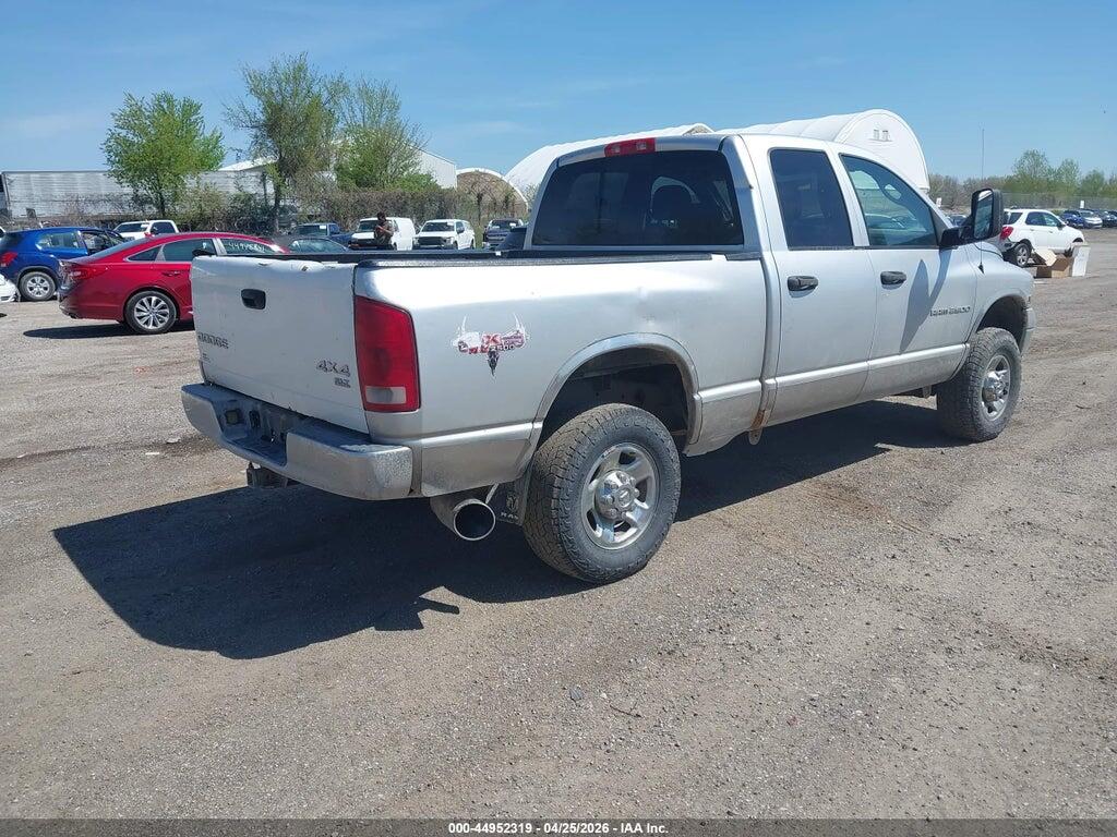 3D7KU28CX4G251302 2004 DODGE RAM 2500 photo no. 4
