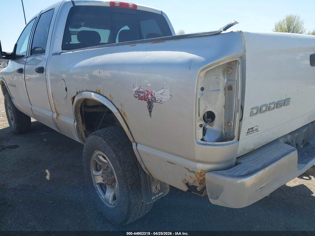 3D7KU28CX4G251302 2004 DODGE RAM 2500 photo no. 6