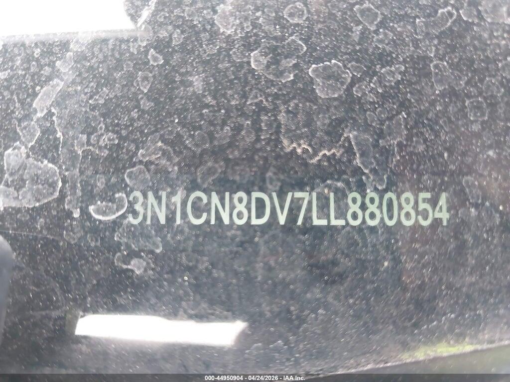 3N1CN8DV7LL880854 2020 NISSAN VERSA photo no. 9