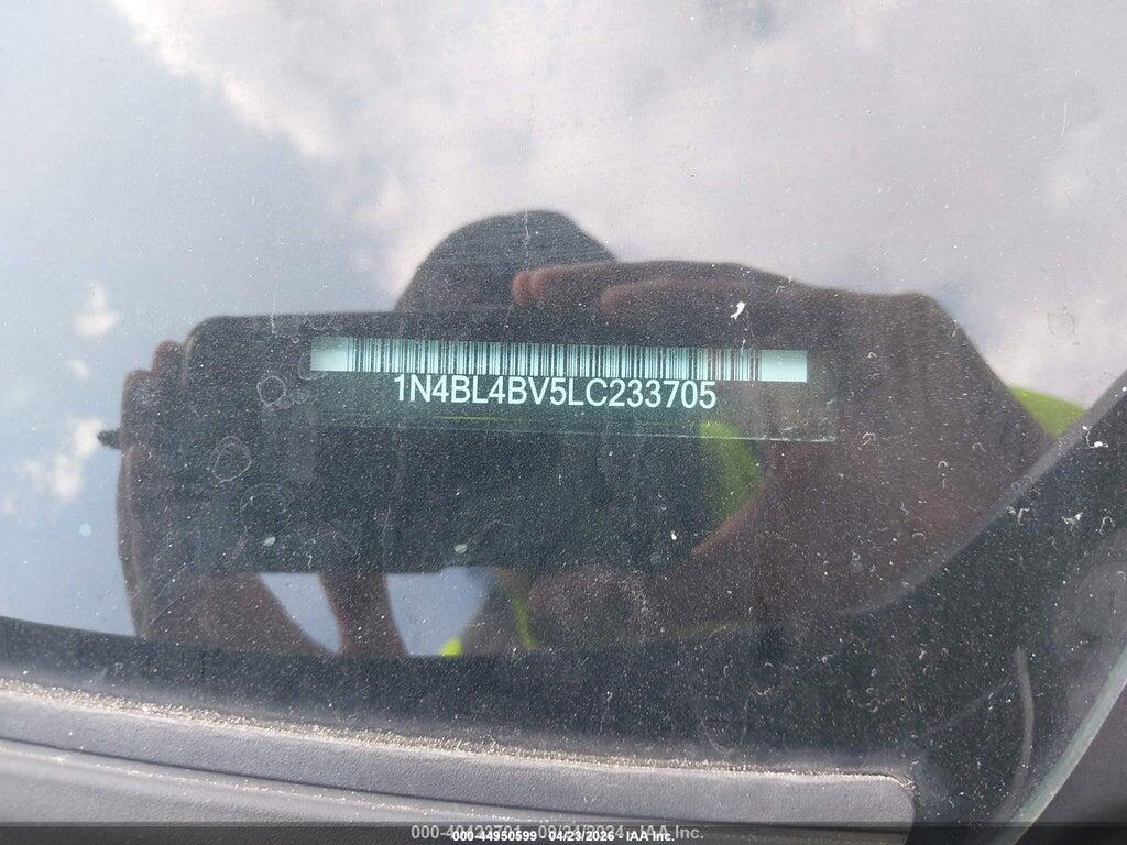1N4BL4BV5LC233705 2020 NISSAN ALTIMA photo no. 9