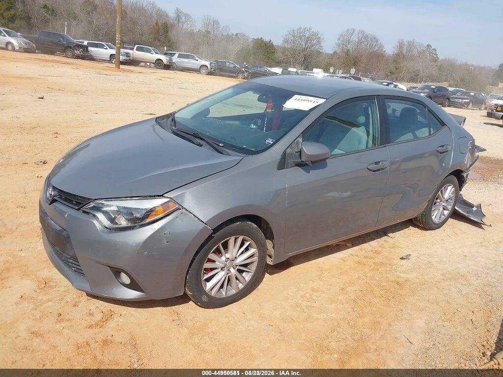 5YFBURHE8EP001573 2014 TOYOTA COROLLA photo no. 2