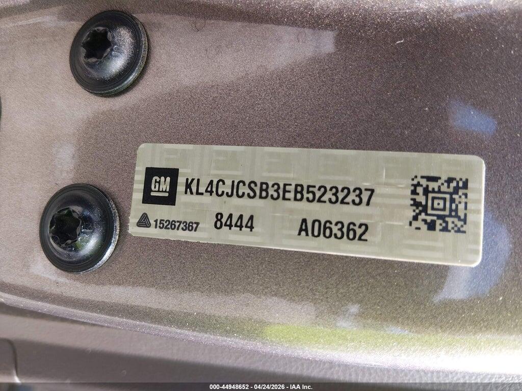 KL4CJCSB3EB523237 2014 BUICK ENCORE photo no. 9