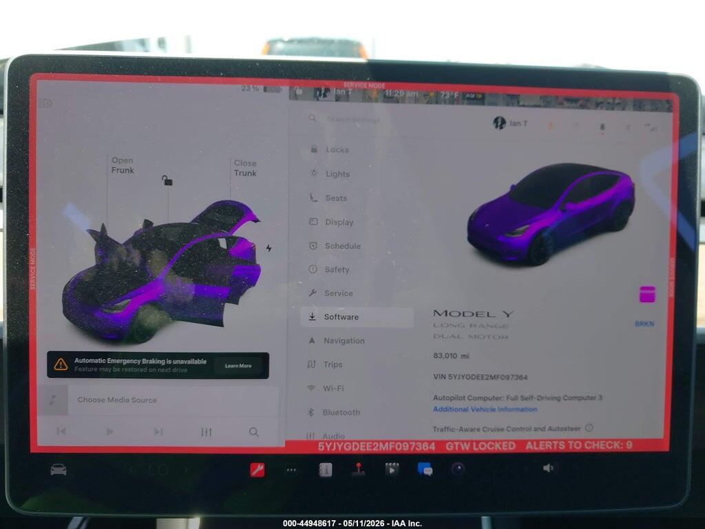 5YJYGDEE2MF097364 2021 TESLA MODEL Y photo no. 7