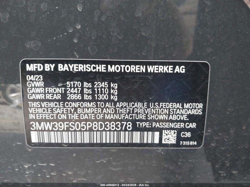 3MW39FS05P8D38378 2023 BMW 330E photo no. 9