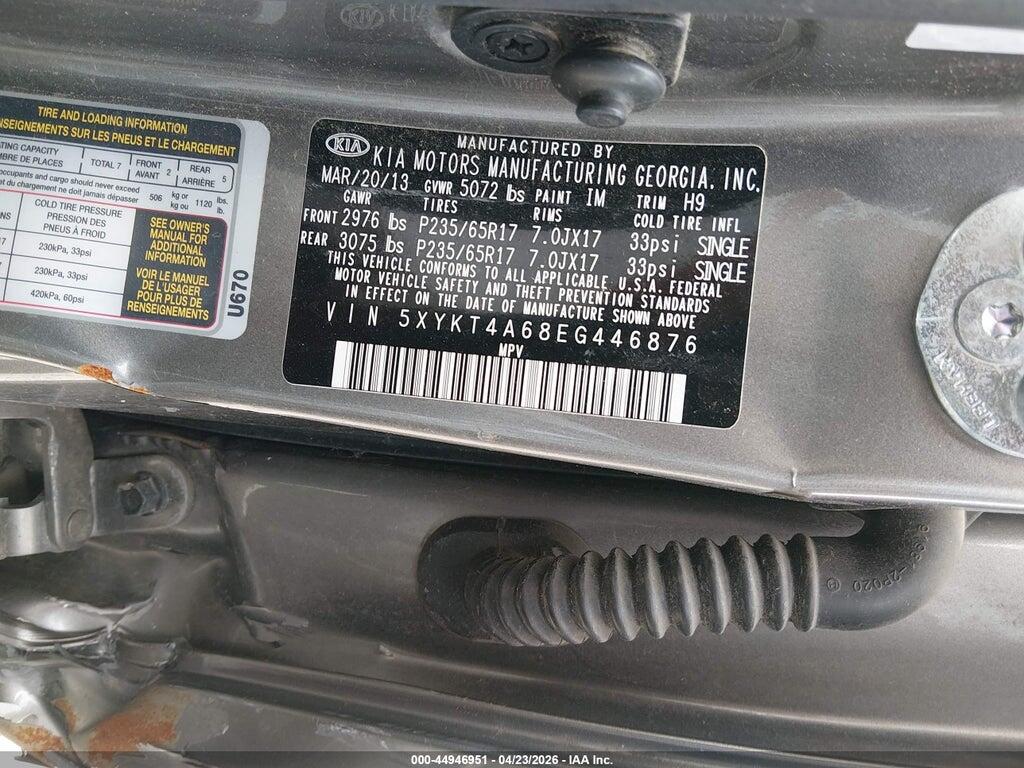 5XYKT4A68EG446876 2014 KIA SORENTO photo no. 9