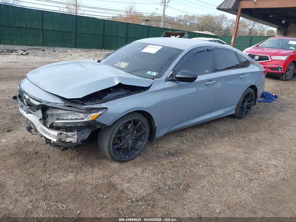 1HGCV1F34NA093761 2022 HONDA ACCORD photo no. 2