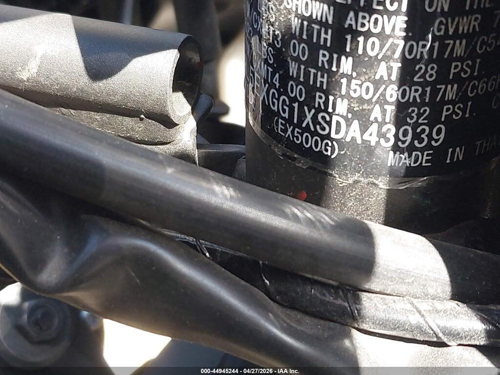 ML5EXGG1XSDA43939 2025 KAWASAKI EX500 photo no. 10