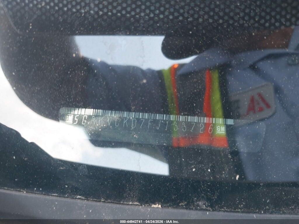 5GAKVCKD7FJ133726 2015 BUICK ENCLAVE photo no. 9