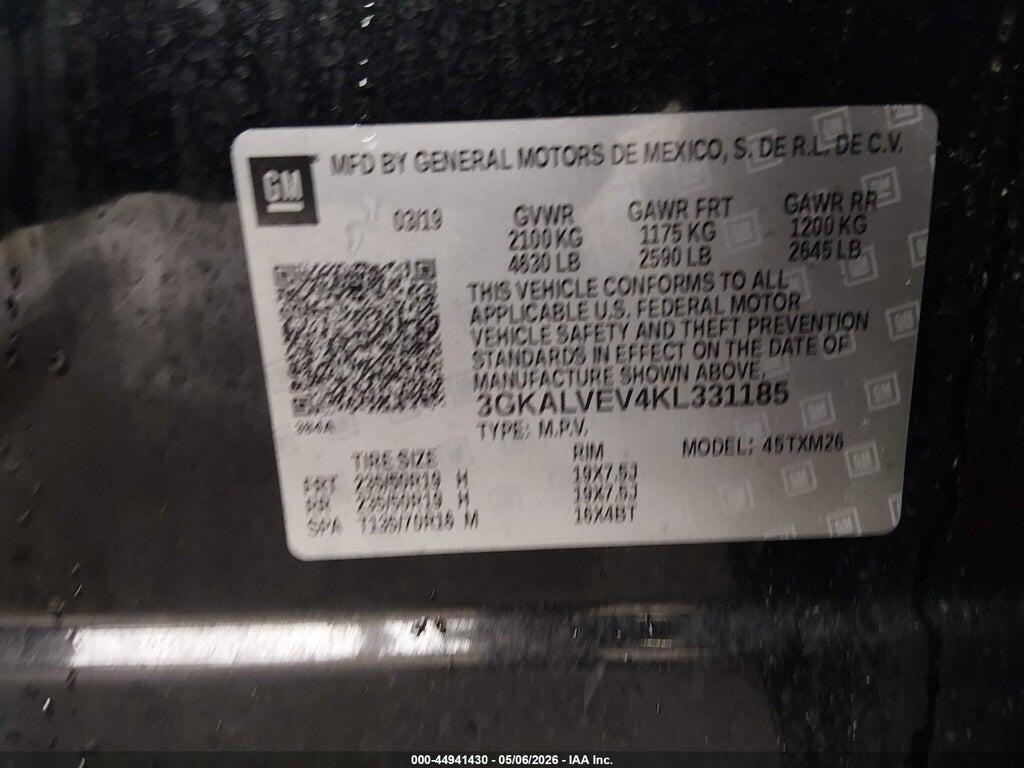 3GKALVEV4KL331185 2019 GMC TERRAIN photo no. 9