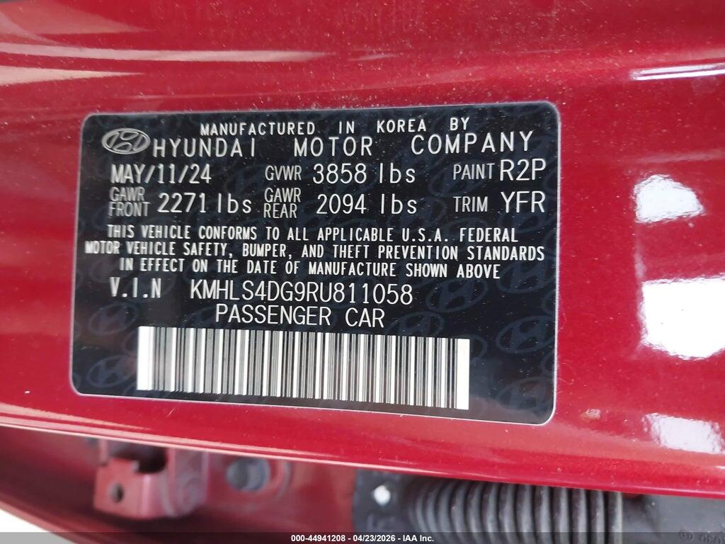 KMHLS4DG9RU811058 2024 HYUNDAI ELANTRA photo no. 9