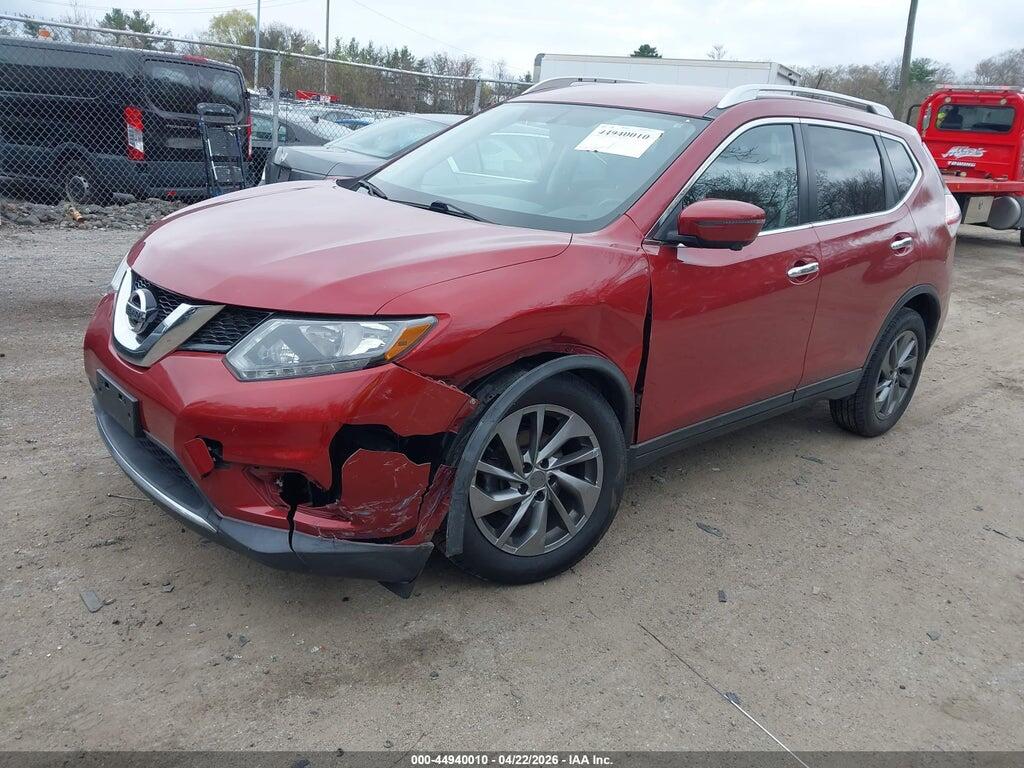 KNMAT2MV2GP719281 2016 NISSAN ROGUE photo no. 2