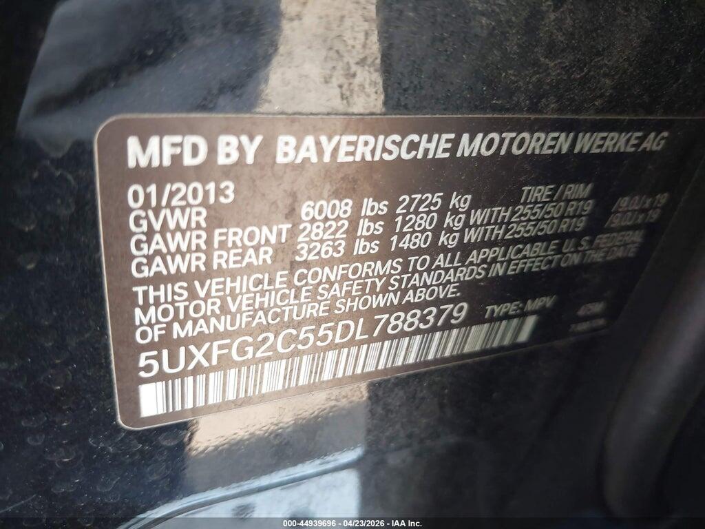 5UXFG2C55DL788379 2013 BMW X6 photo no. 9