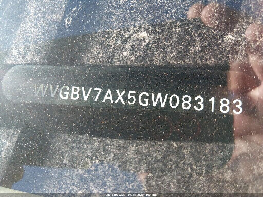 WVGBV7AX5GW083183 2016 VOLKSWAGEN TIGUAN photo no. 9