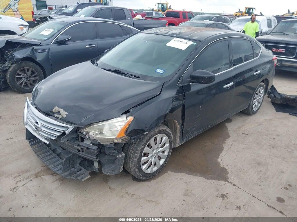 3N1AB7AP8FY275538 2015 NISSAN SENTRA photo no. 2