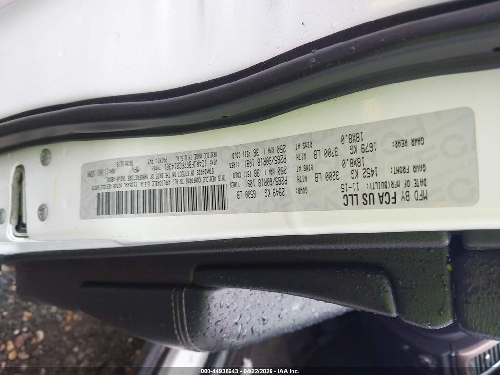1C4RJFBG7FC214301 2015 JEEP GRAND CHEROKEE photo no. 9