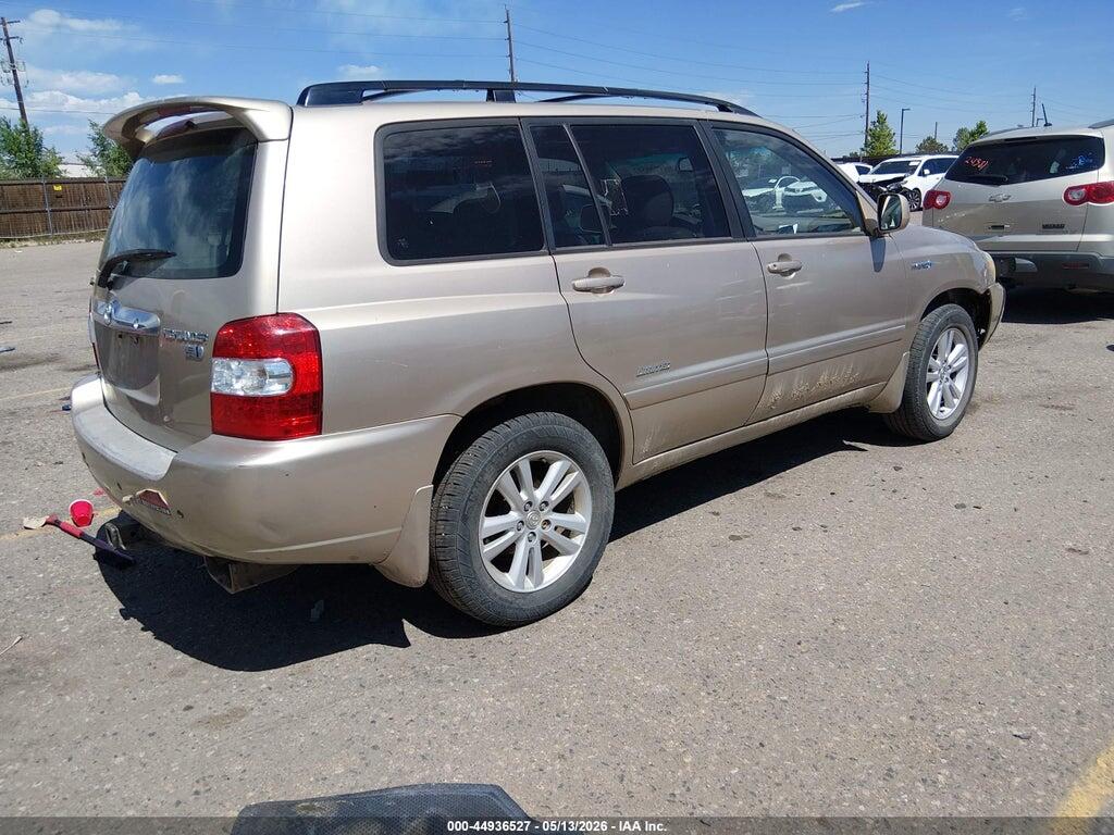 JTEEW21A470044855 2007 TOYOTA HIGHLANDER HYBRID photo no. 4