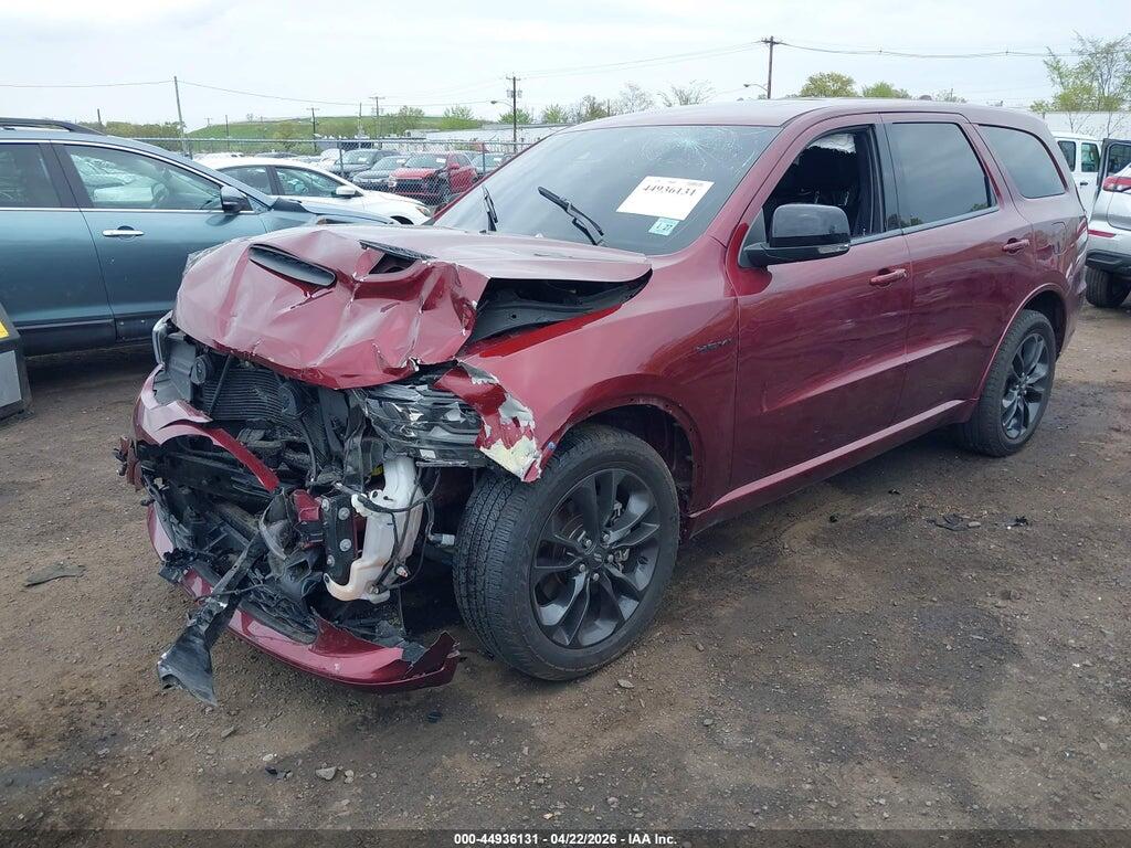1C4SDJCT0NC222570 2022 DODGE DURANGO photo no. 2