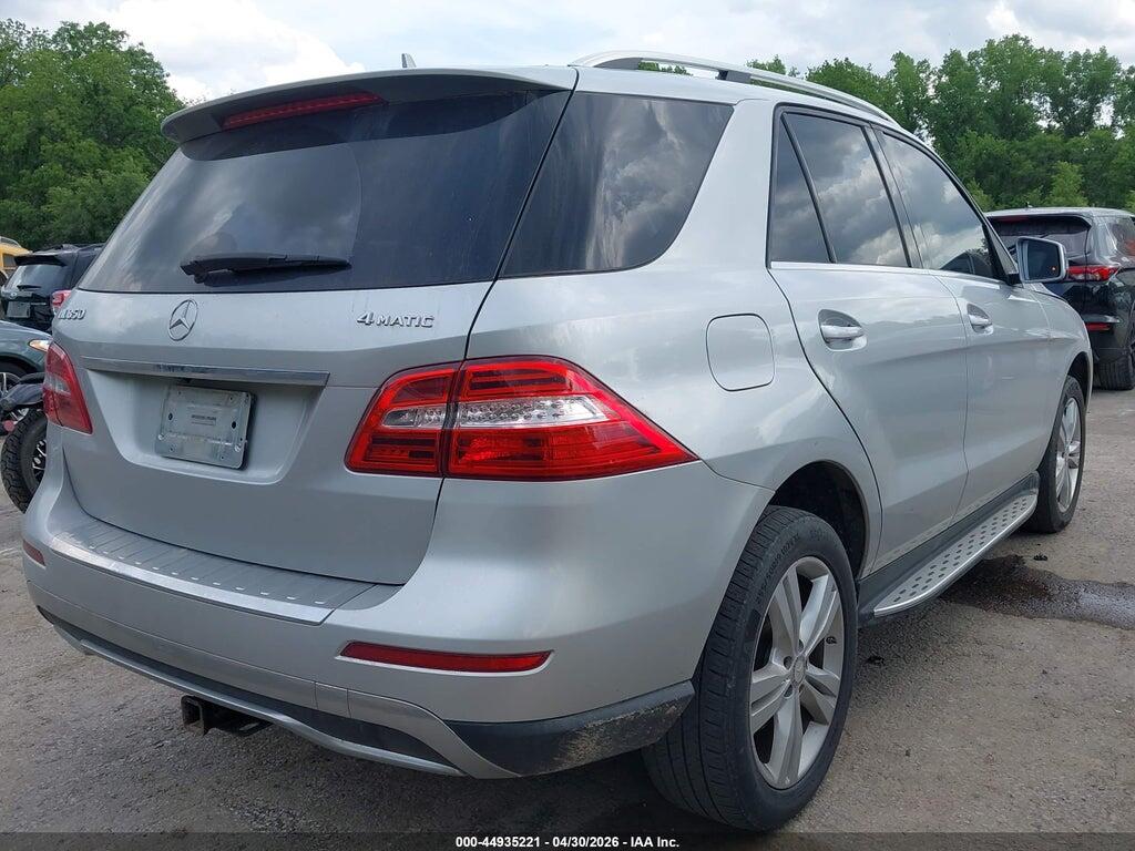 4JGDA5HB9EA372743 2014 MERCEDES-BENZ ML 350 photo no. 4