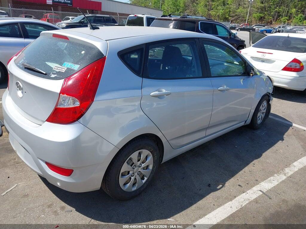 KMHCT5AE0GU252812 2016 HYUNDAI ACCENT photo no. 4