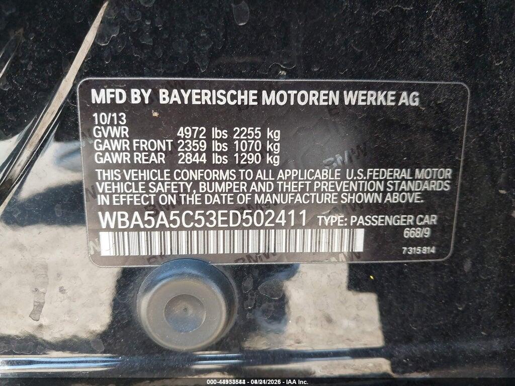 WBA5A5C53ED502411 2014 BMW 528I photo no. 9