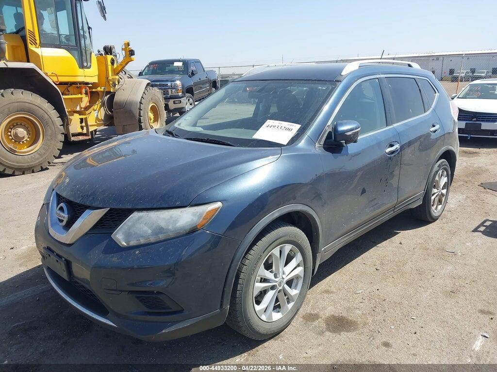 KNMAT2MV7FP563852 2015 NISSAN ROGUE photo no. 2