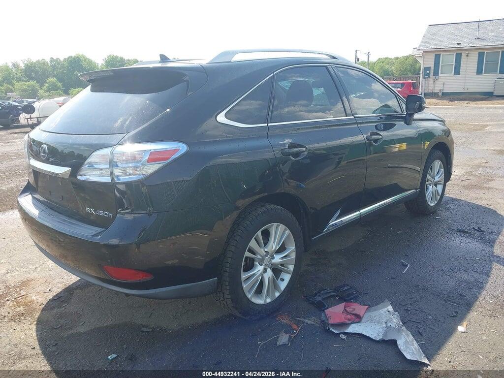 JTJBC1BA5C2424419 2012 LEXUS RX 450H photo no. 4