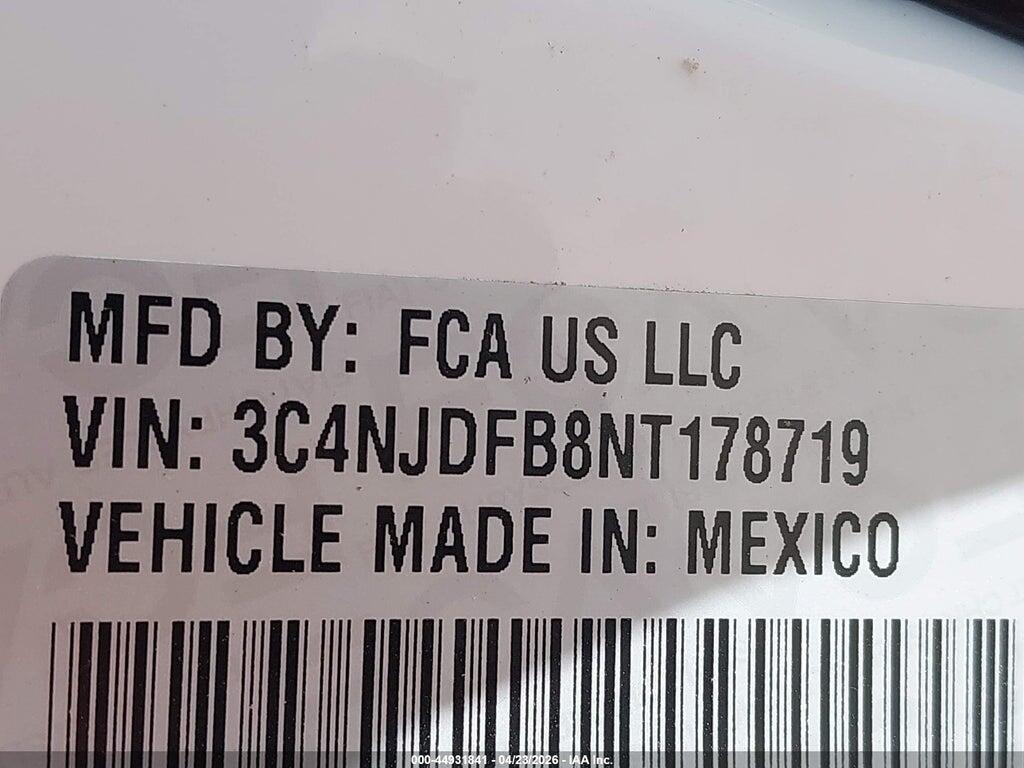 3C4NJDFB8NT178719 2022 JEEP COMPASS photo no. 9