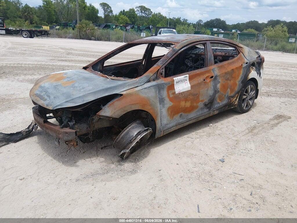 5NPDH4AE0EH474794 2014 HYUNDAI ELANTRA photo no. 2