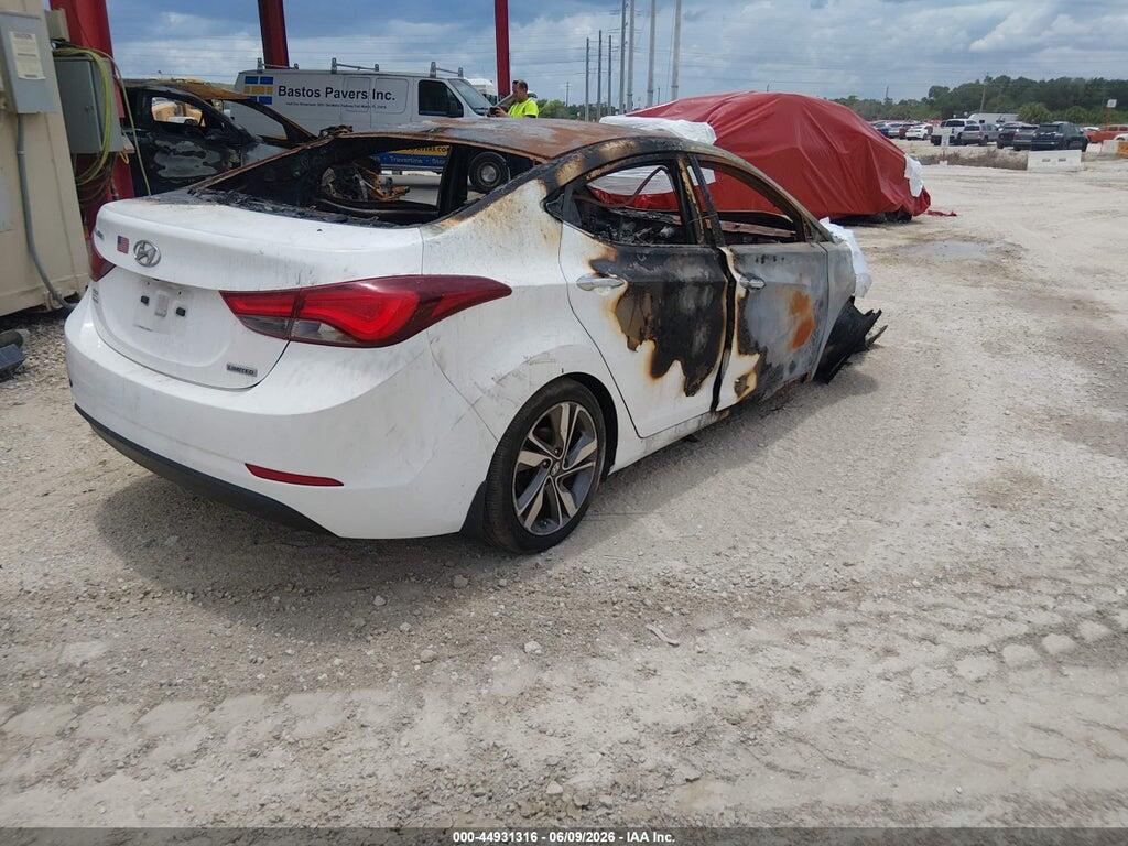 5NPDH4AE0EH474794 2014 HYUNDAI ELANTRA photo no. 4