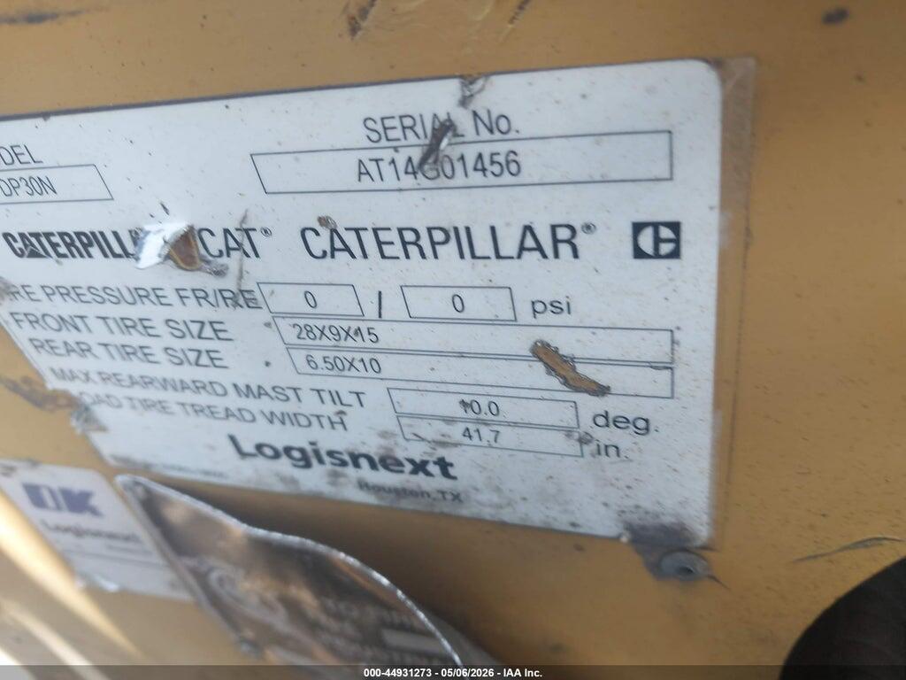 0000000AT14G01456 2023 CATERPILLAR OTHER photo no. 9