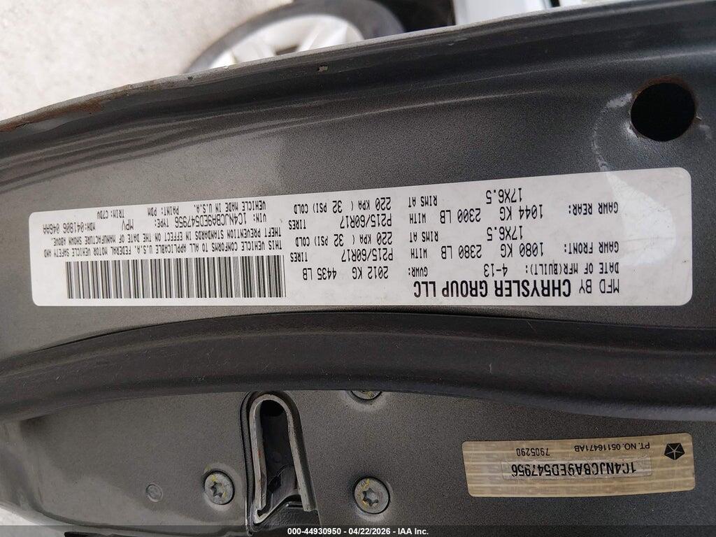 1C4NJCBA9ED547956 2014 JEEP COMPASS photo no. 9