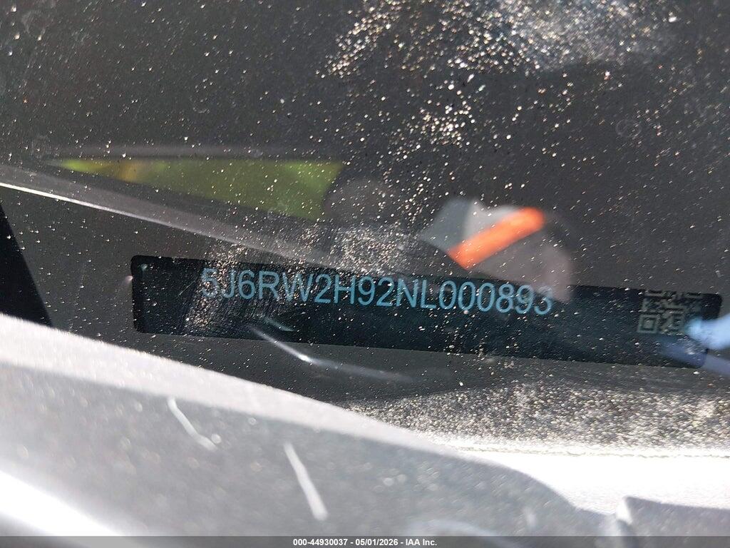 5J6RW2H92NL000893 2022 HONDA CR-V photo no. 9