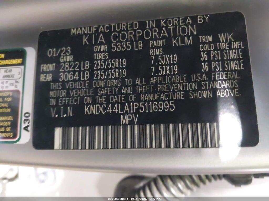 KNDC44LA1P5116995 2023 KIA EV6 photo no. 9