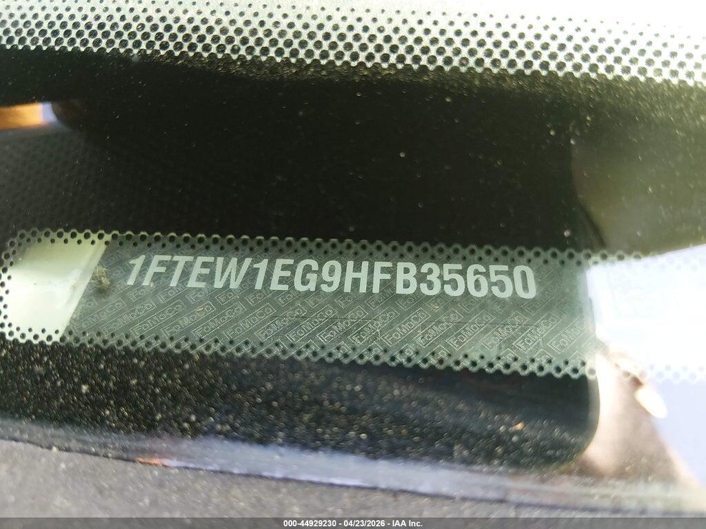 1FTEW1EG9HFB35650 2017 FORD F-150 photo no. 9