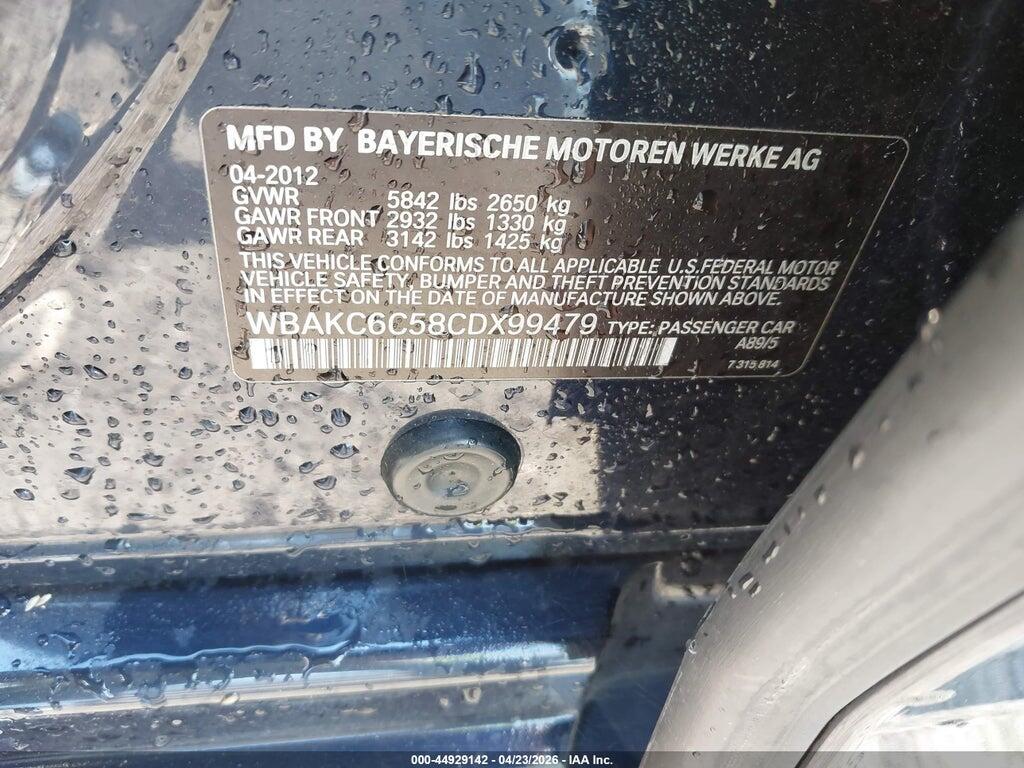 WBAKC6C58CDX99479 2012 BMW 750I photo no. 9