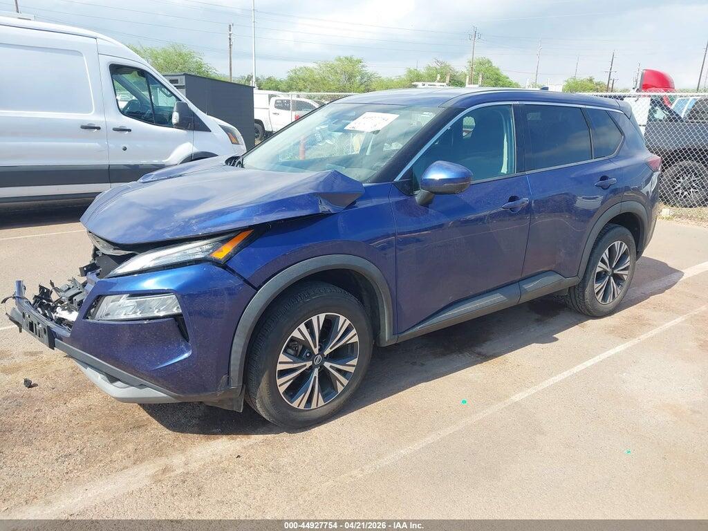 5N1AT3BA8MC822189 2021 NISSAN ROGUE photo no. 2