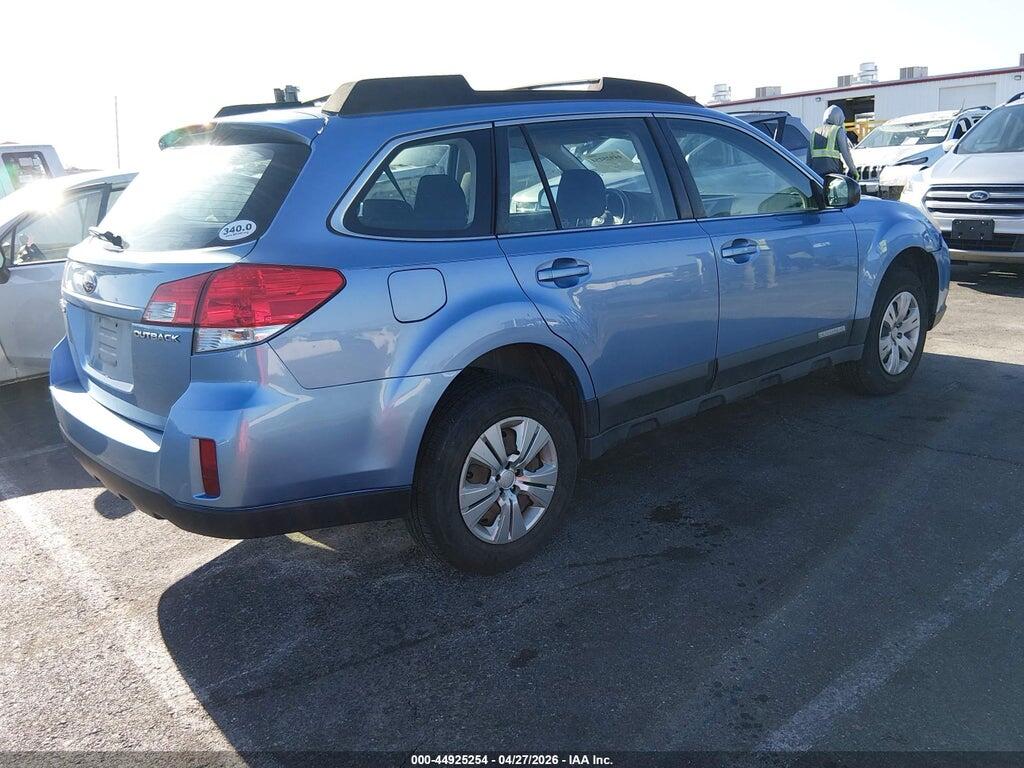 4S4BRBAC4B1361193 2011 SUBARU OUTBACK photo no. 4