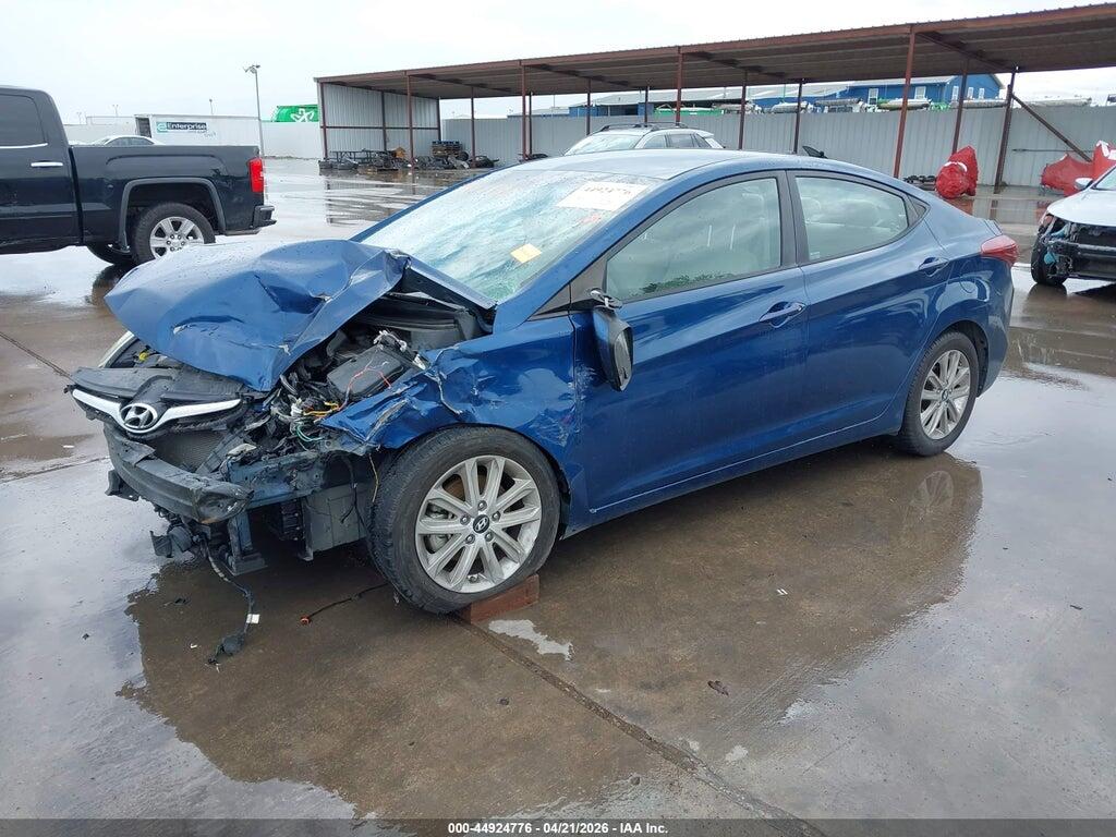 KMHDH4AE3GU543840 2016 HYUNDAI ELANTRA photo no. 2