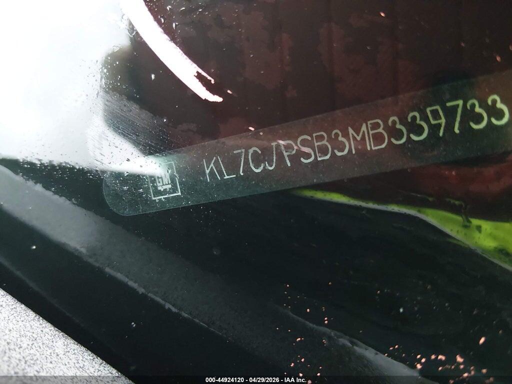KL7CJPSB3MB339733 2021 CHEVROLET TRAX photo no. 9