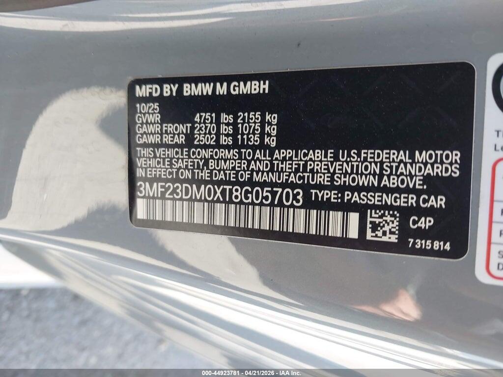 3MF23DM0XT8G05703 2026 BMW M2 photo no. 9