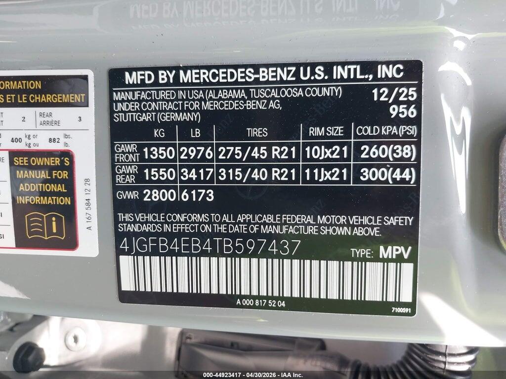 4JGFB4EB4TB597437 2026 MERCEDES-BENZ GLE 350 photo no. 9