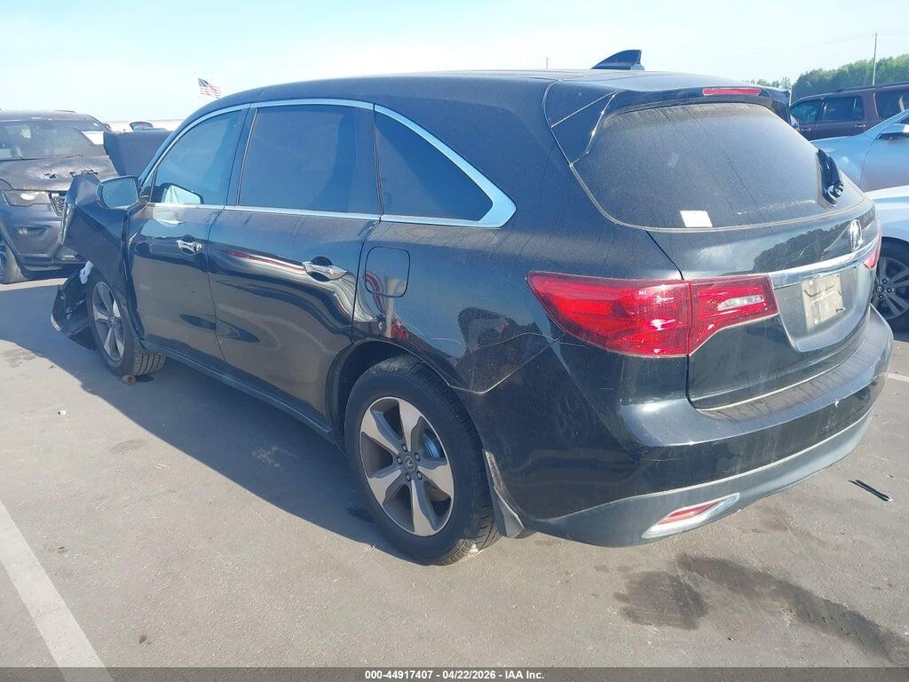 5FRYD3H23GB018758 2016 ACURA MDX photo no. 3