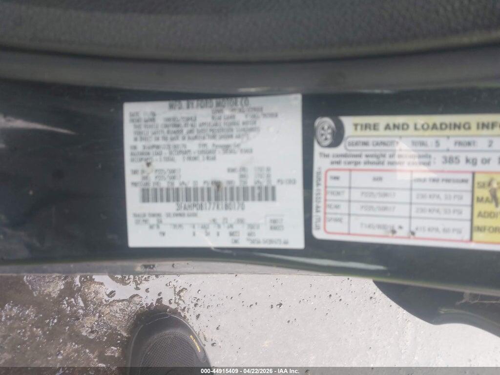 3FAHP08177R180170 2007 FORD FUSION photo no. 9