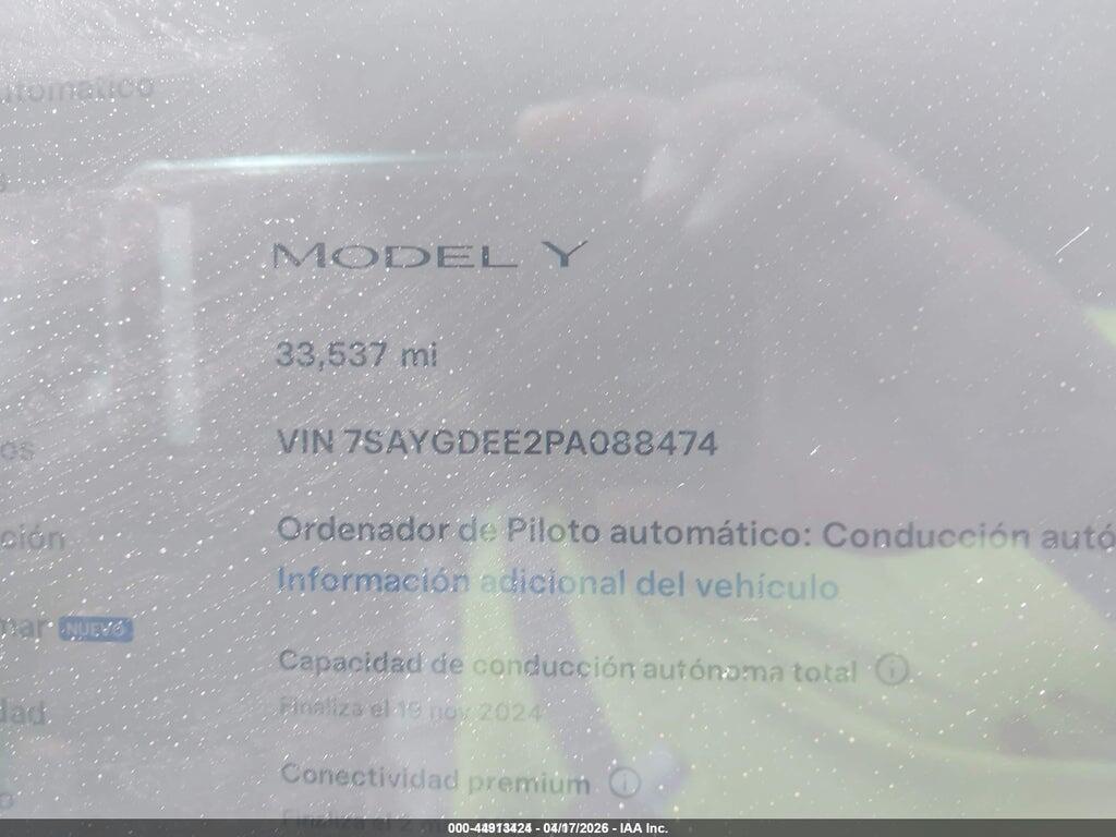 7SAYGDEE2PA088474 2023 TESLA MODEL Y photo no. 7